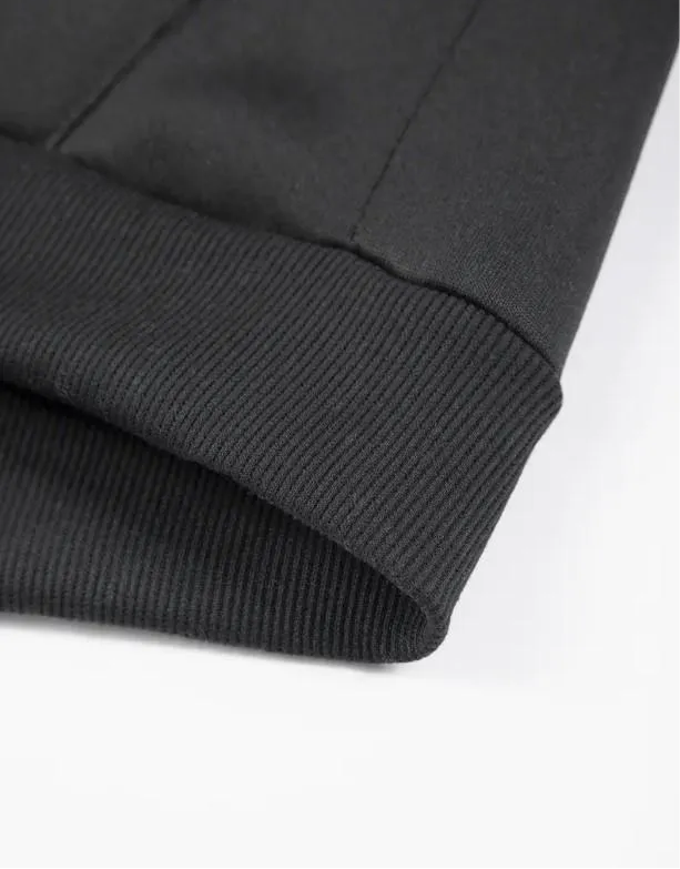 2 Pcs Men's Fleece Plain Zipper Track Suit